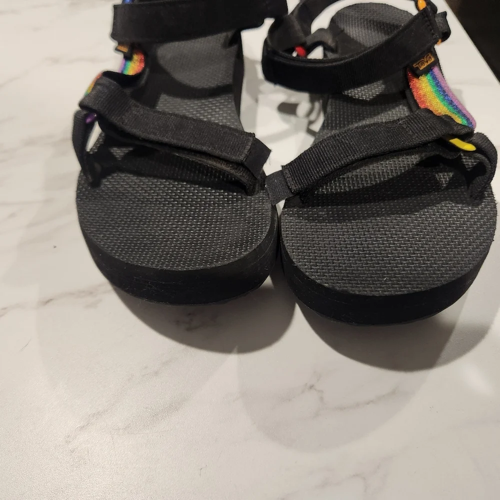 Teva Mid Universal Pride Sandals Mens Size 11